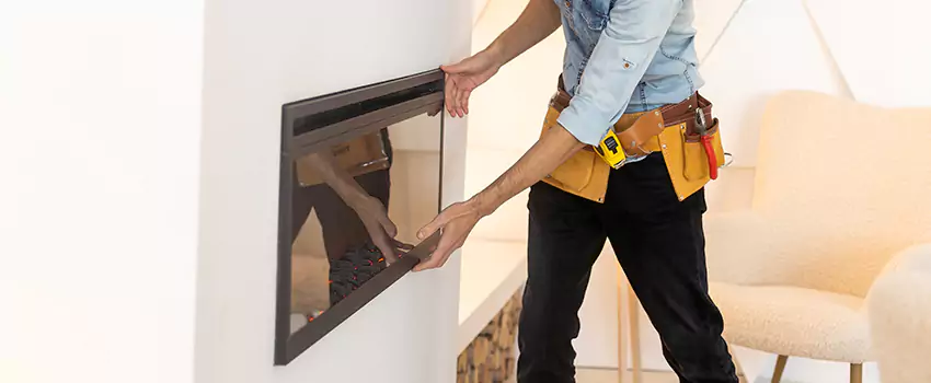 Metal Fireplace Installation in Allen Park, Michigan