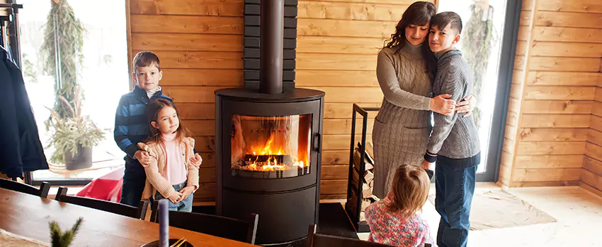 Morso Cast Iron Fireplace Insert Installation in Allen Park, Michigan