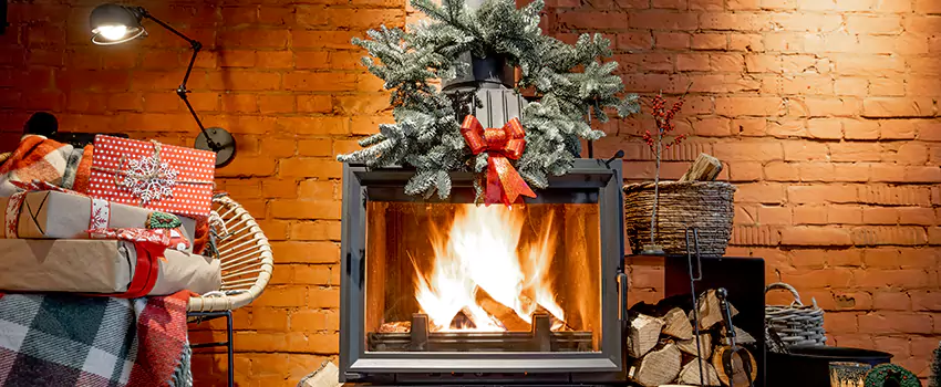 Travis Industries Linear Gas Fireplace Installation in Allen Park, Michigan