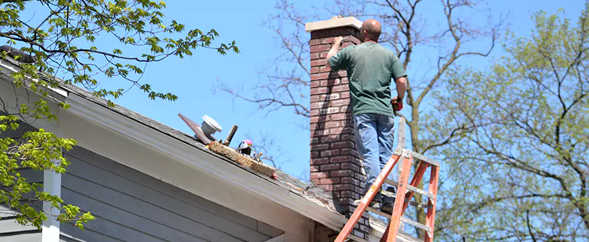 Vinyl and PVC Chimney Flashing Installation in Allen Park, MI