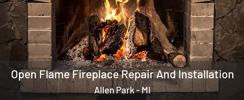  Open Flame Fireplace Repair And Installation Allen Park - MI